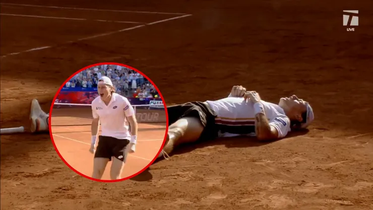 La emoción de Ignacio Buse tras alcanzar el primer título ATP de su carrera.
