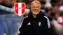 El técnico Mano Menezes dirigiendo un partido de la Selección Peruana.