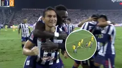 Jairo Vélez celebrando su gol ante Los Chankas.