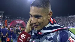 Paolo Guerrero, contento por el título del Torneo Apertura.