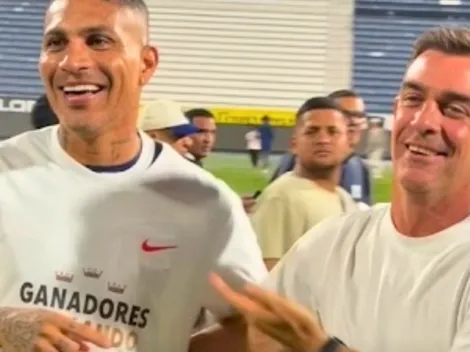El emotivo momento entre Pablo Guede y Paolo Guerrero con Alianza Lima campeón: "Es el mejor"