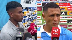 Miguel Araujo y Yoshimar Yotún, jugadores de Sporting Cristal.