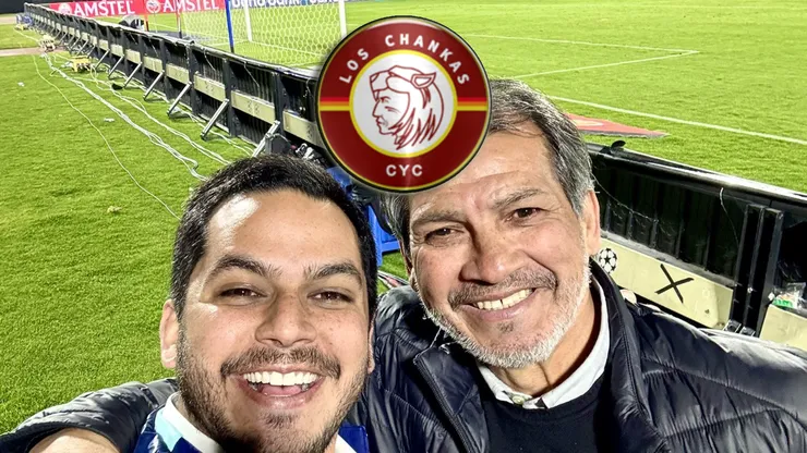 Directivo de Los Chankas ataca a Franco Navarro Jr con su padre.