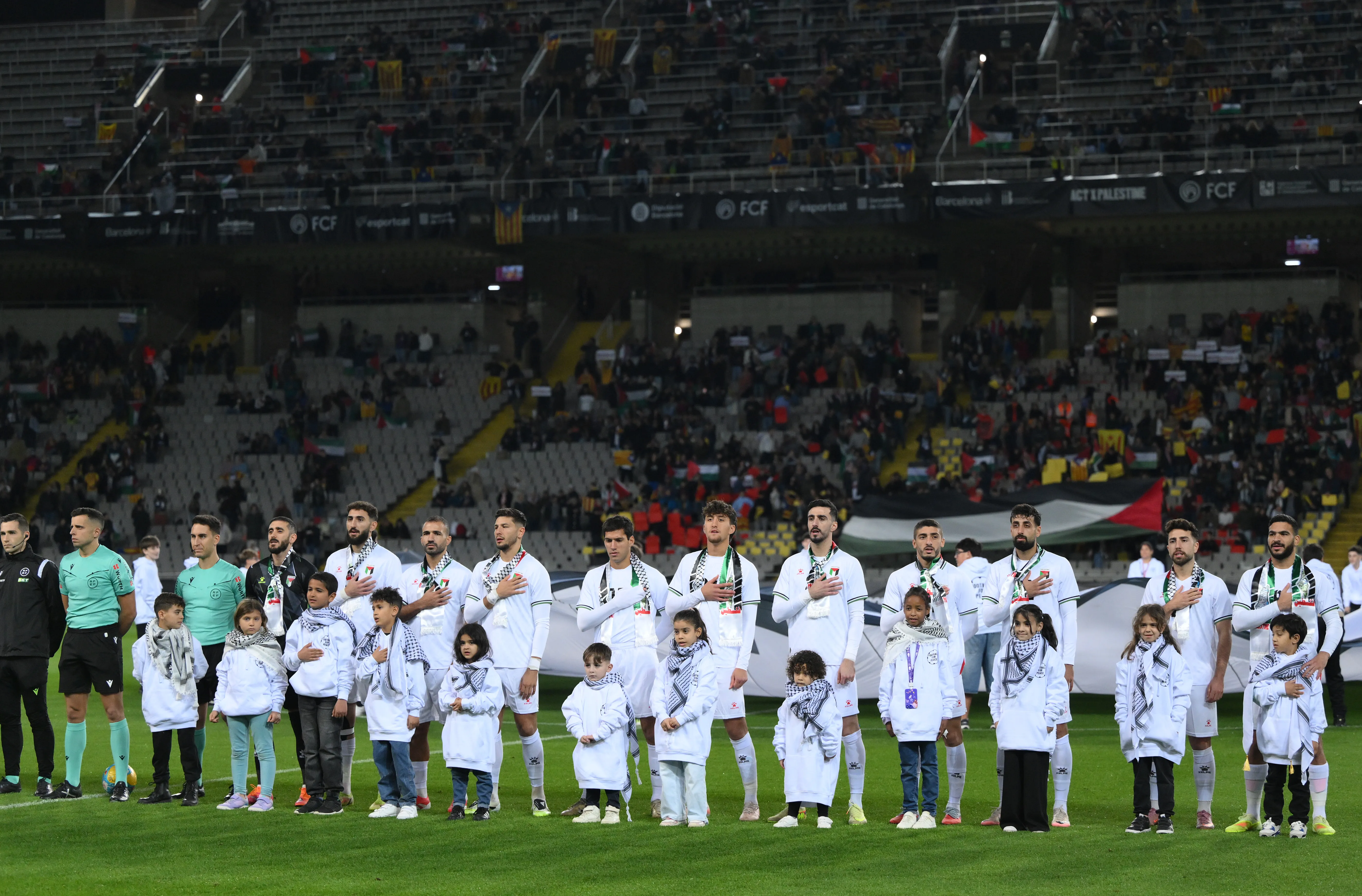 Selección de Palestina (Foto: Getty).