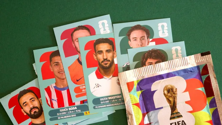 Las figuritas del álbum Panini del Mundial 2026.