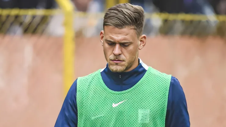 Federico Girotti triste tras tener pocos minutos en Alianza Lima.