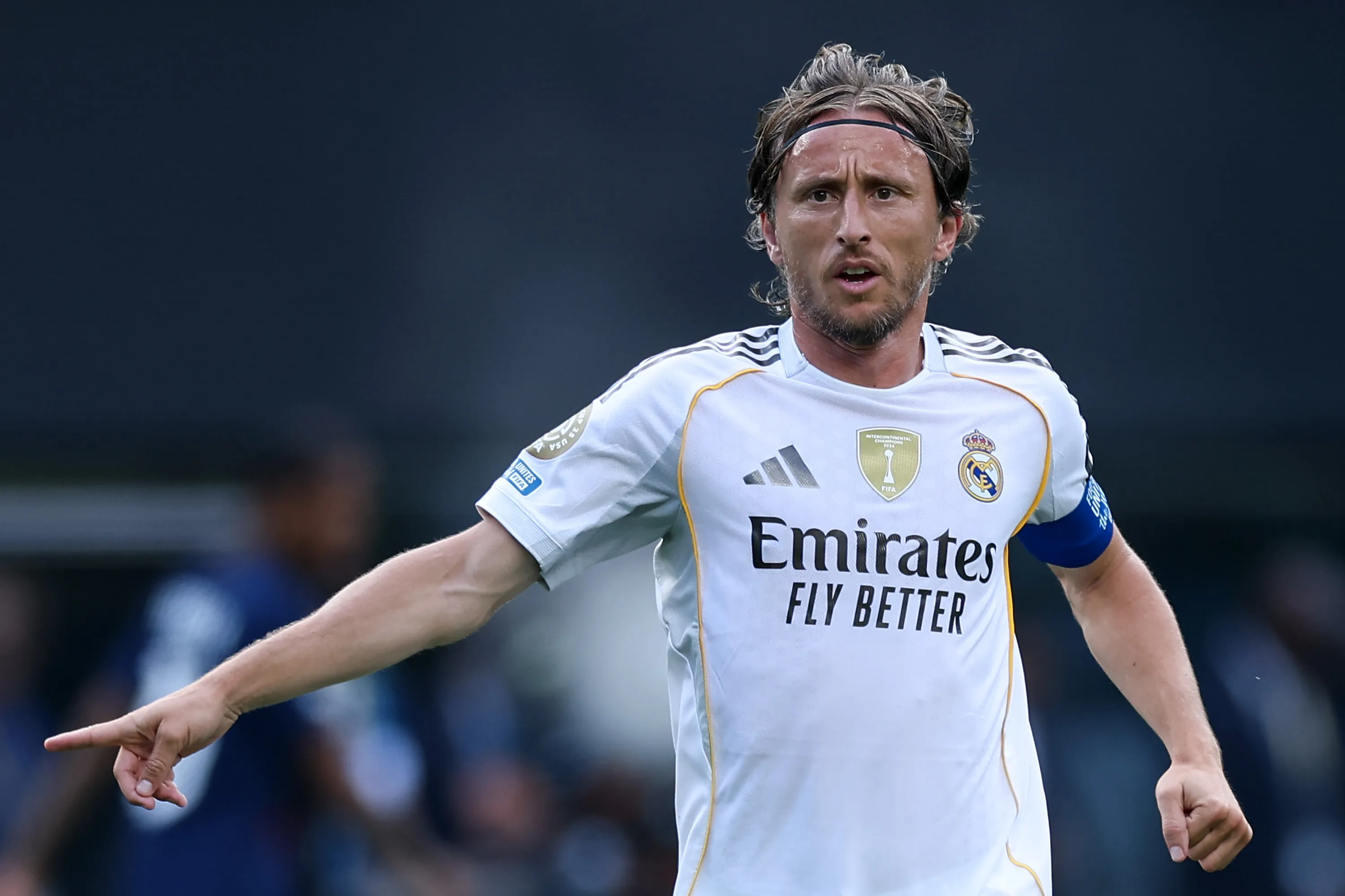 Luka Modric en el Real Madrid (Foto: Getty).