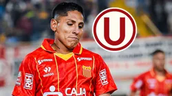Raúl Ruidíaz con la camiseta de Atlético Grau en el estadio Monumental de Universitario.