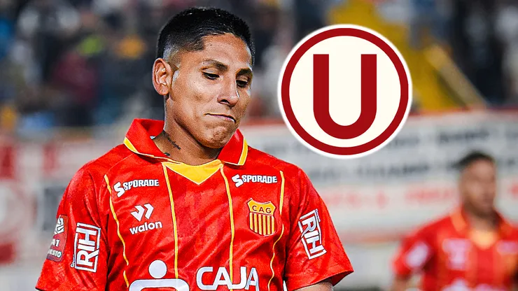 Raúl Ruidíaz con la camiseta de Atlético Grau en el estadio Monumental de Universitario.