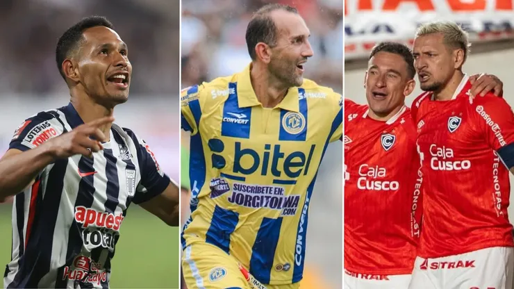 Alianza Lima, FC Cajamarca y Cienciano.