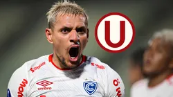 Carlos Garcés, delantero de Cienciano, habló sobre su deseo de jugar en Universitario.