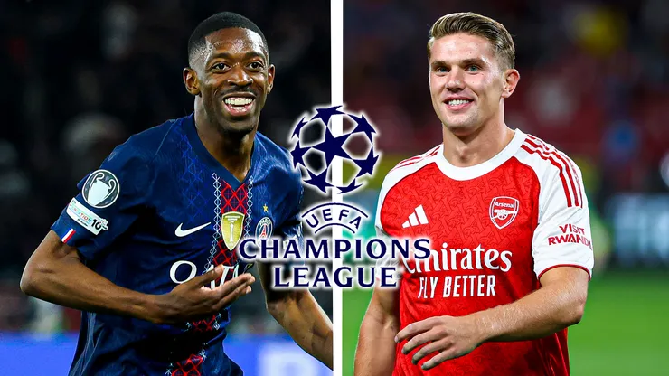 PSG vs. Arsenal por la final de la Champions League.