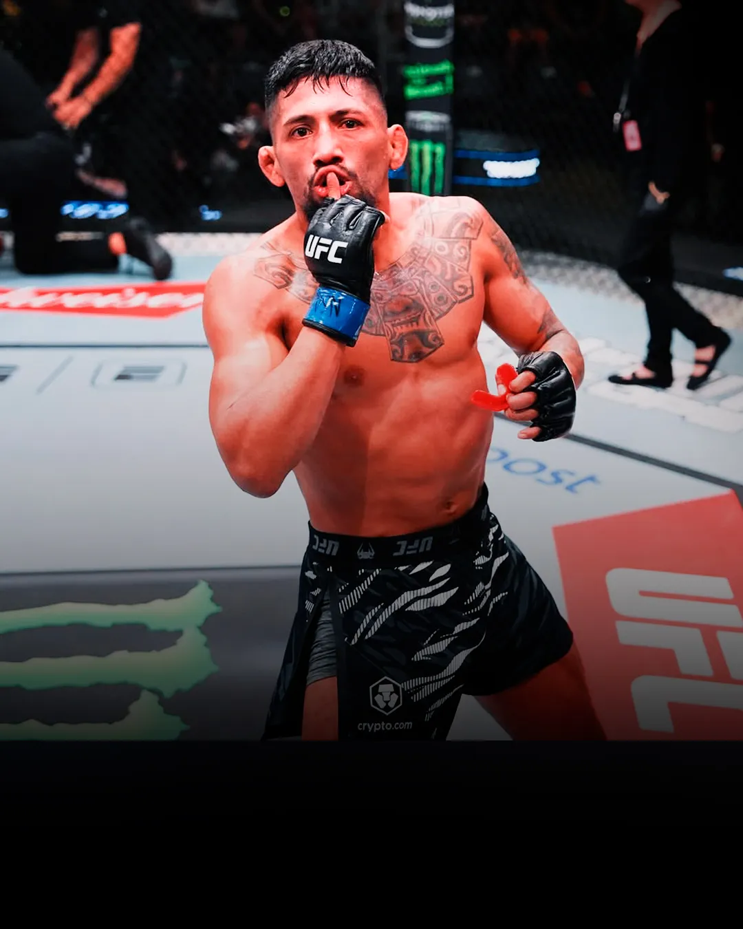 Daniel ‘Soncora’ Marcos festejando su último triunfo en UFC. (Foto: Getty Images)