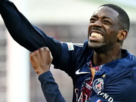 El gol de penal de Ousmane Dembélé para empatar el PSG vs Arsenal en la final de la Champions League