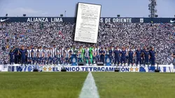 Alianza Lima pierde la demanda de bicampeón nacional.