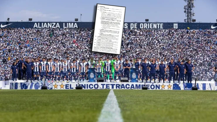 Alianza Lima pierde la demanda de bicampeón nacional.