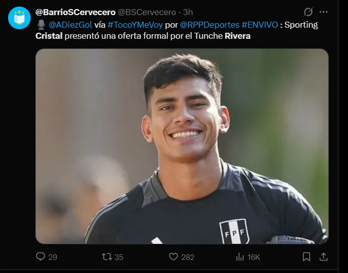 Fuente: @BSCervecero