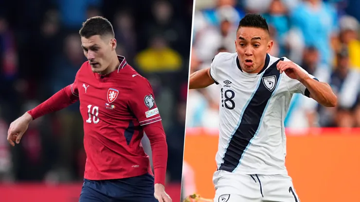 Patrik Schick y Óscar Santis, figuras de República Checa y Guatemala.