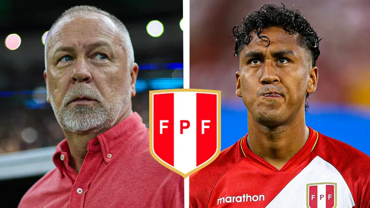 Mano Menezes y Renato Tapia en la Selección Peruana.