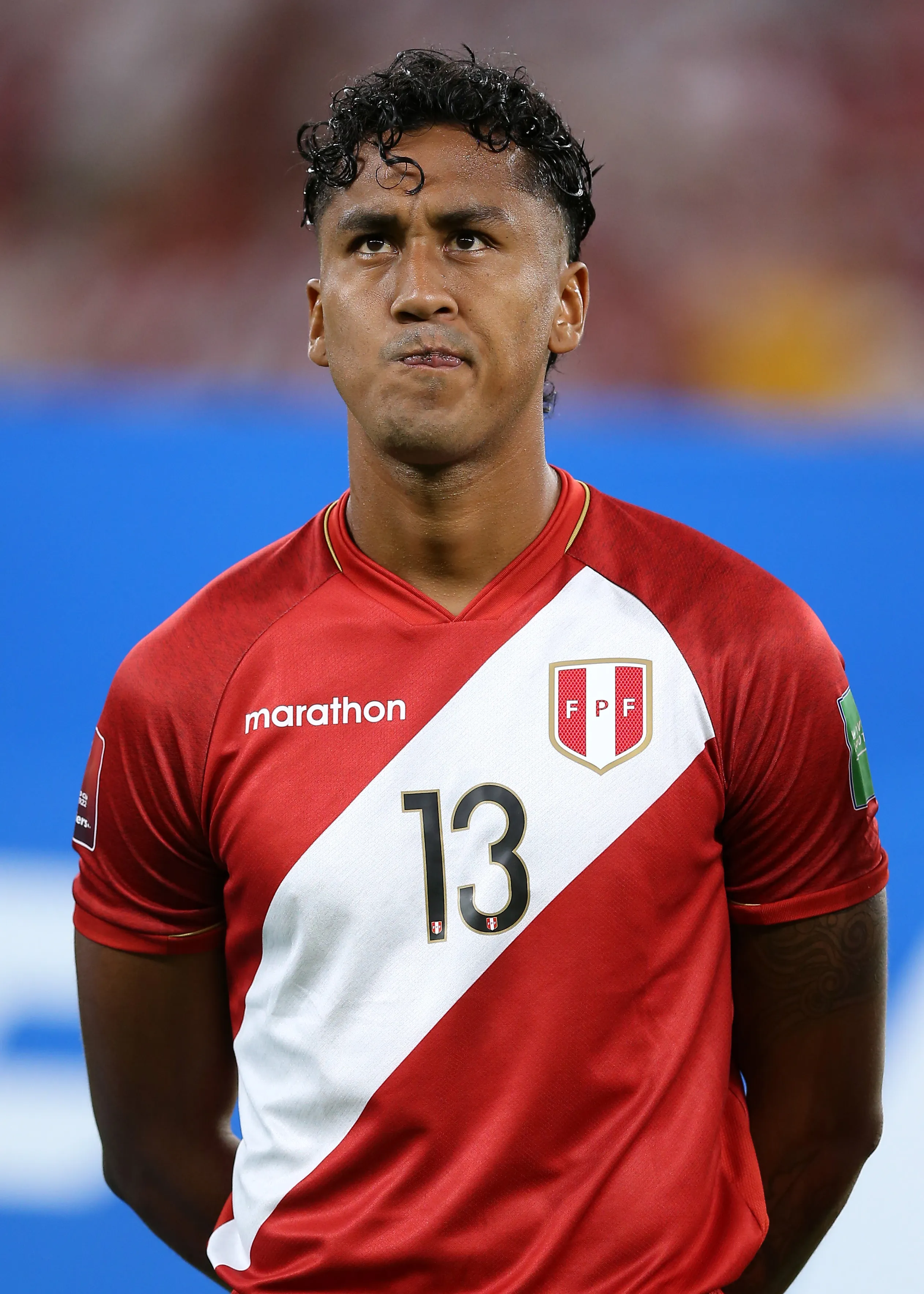Renato Tapia durante el partido entre Perú vs. Australia por el repechaje al Mundial Qatar 2022. (Foto: Getty Images)