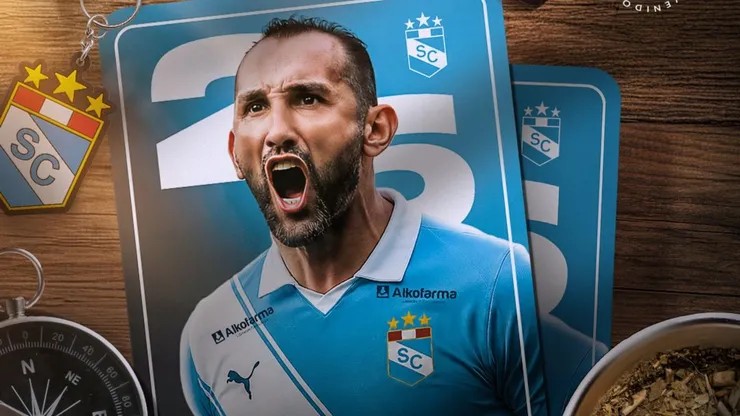 Hernán Barcos, refuerzo de Sporting Cristal.