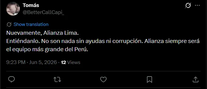 Fuente: 'X'.