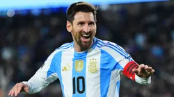 Lionel Messi celebrando.