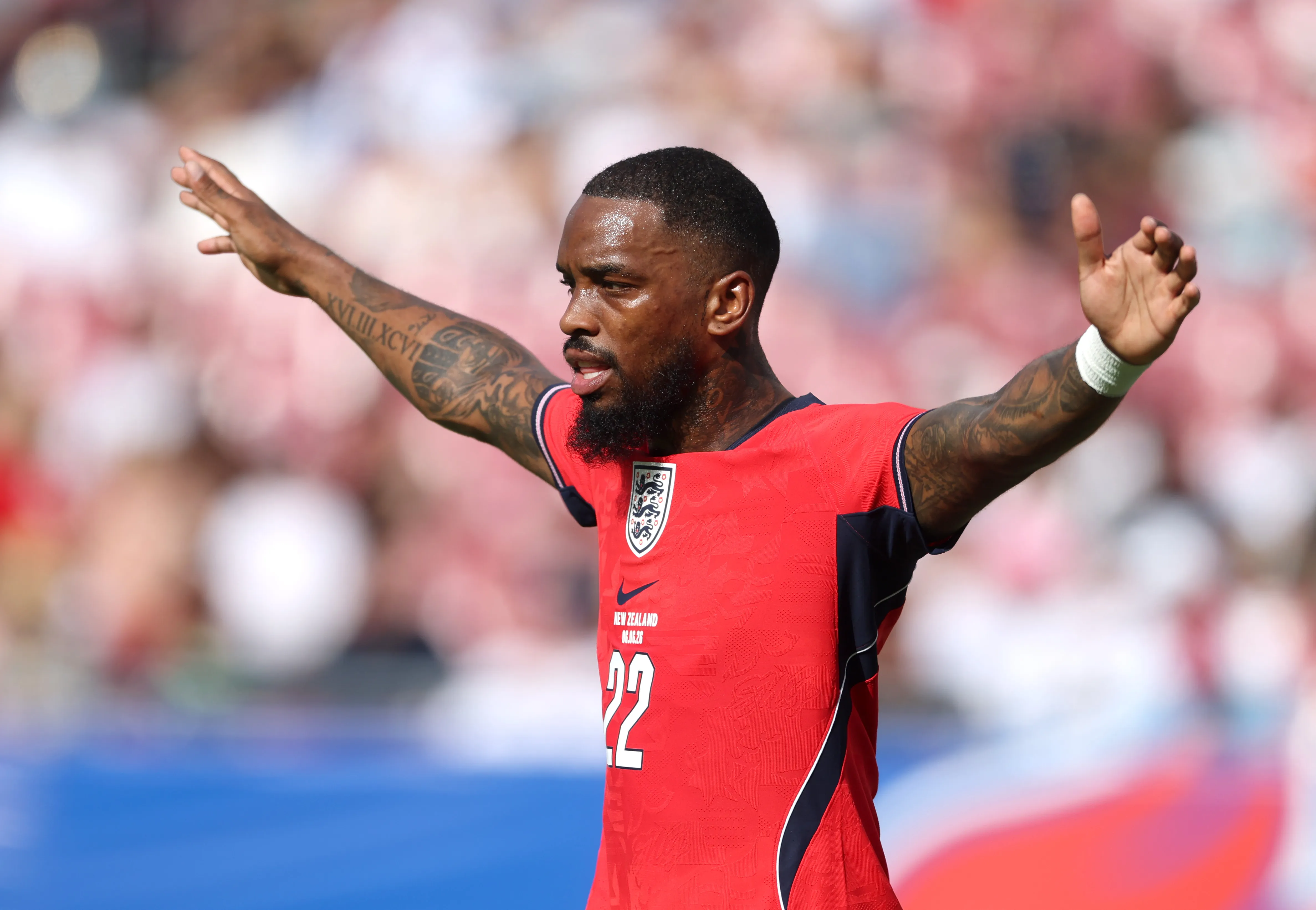 Ivan Toney jugador de la Selección de Inglaterra (Foto: Getty).