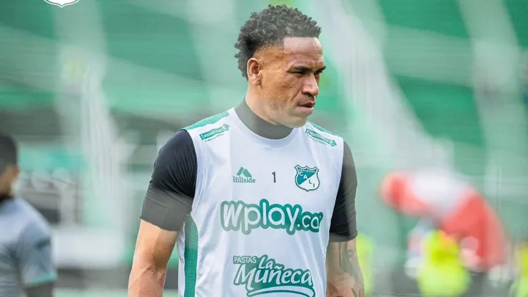 Pedro Gallese entrenando en Deportivo Cali.