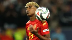 Lamine Yamal en la Selección de España.
