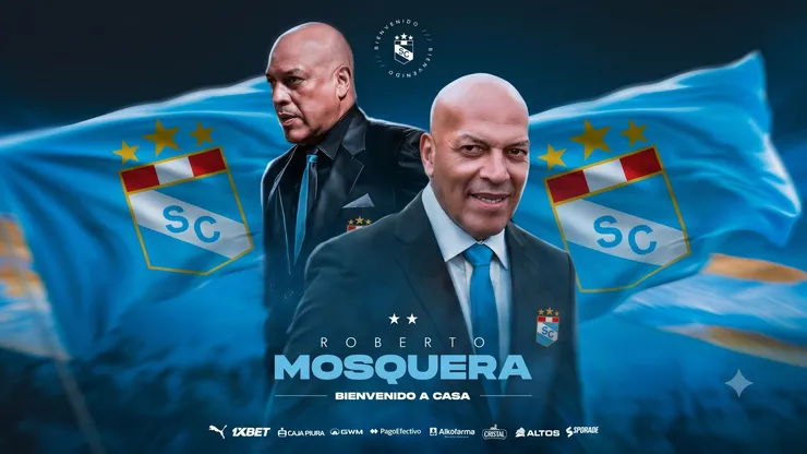 Roberto Mosquera se suma a Sporting Cristal para un cuarto ciclo como entrenador.
