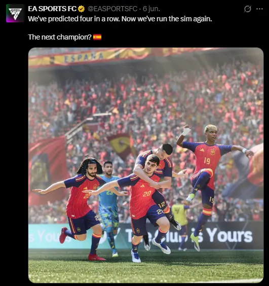 Publicación de EA Sports (Foto: X).