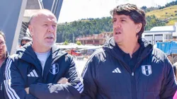 Jean Ferrari, junto a Mano Menezes, DT de la Selección Peruana.