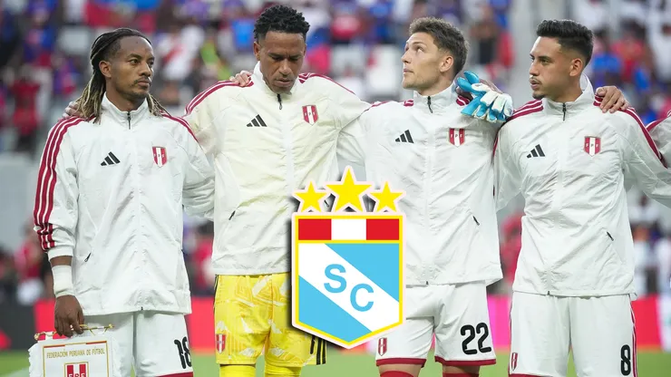 Jugadores de la Selección Peruana.