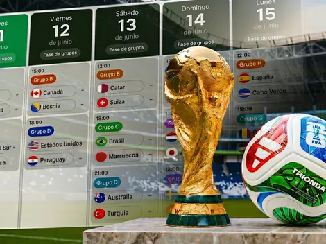 Calendario del Mundial 2026: cómo descargar e imprimir en formato excel