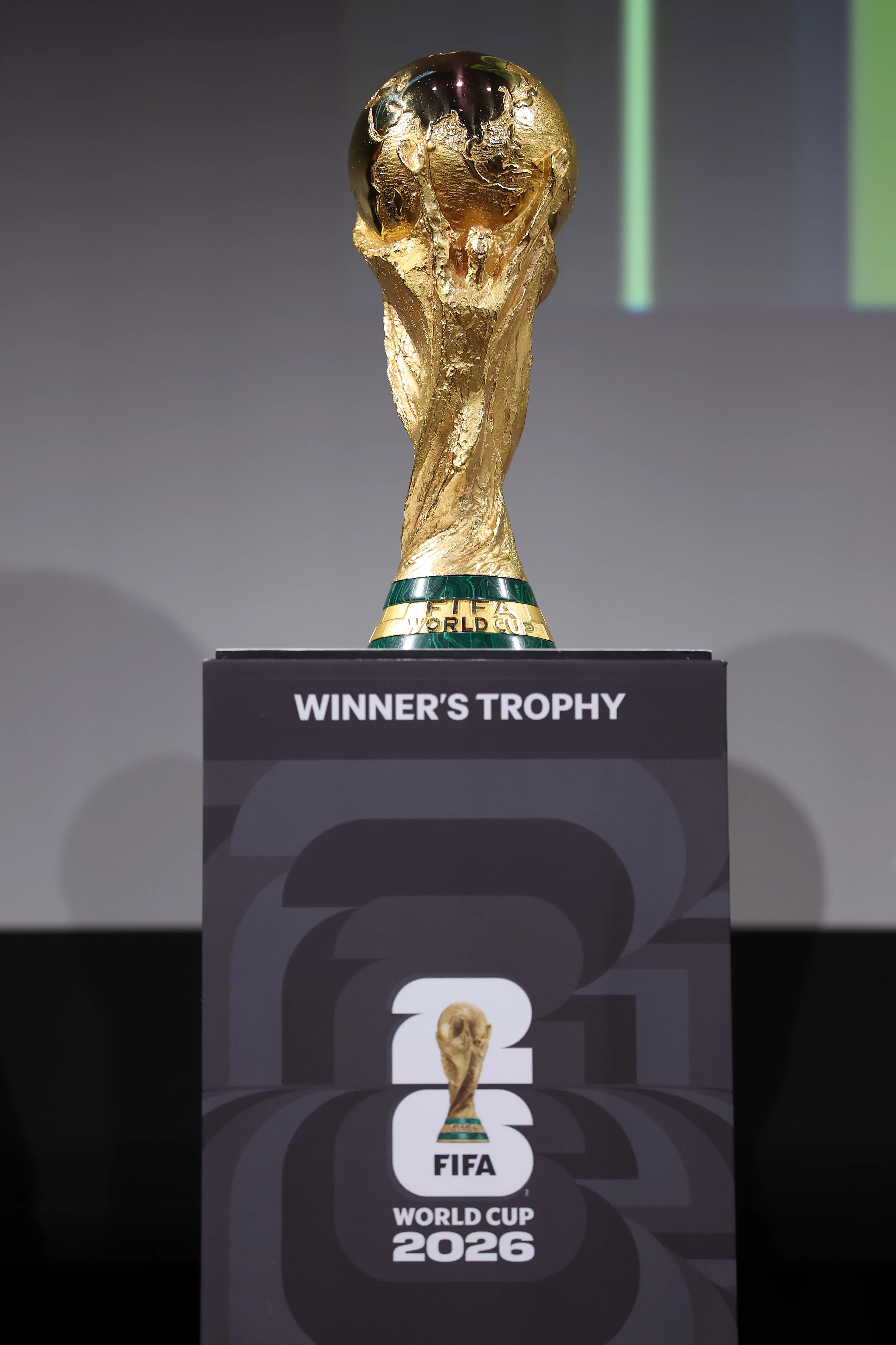 El trofeo oficial de la Copa del Mundo 2026. (Foto: Getty Images)