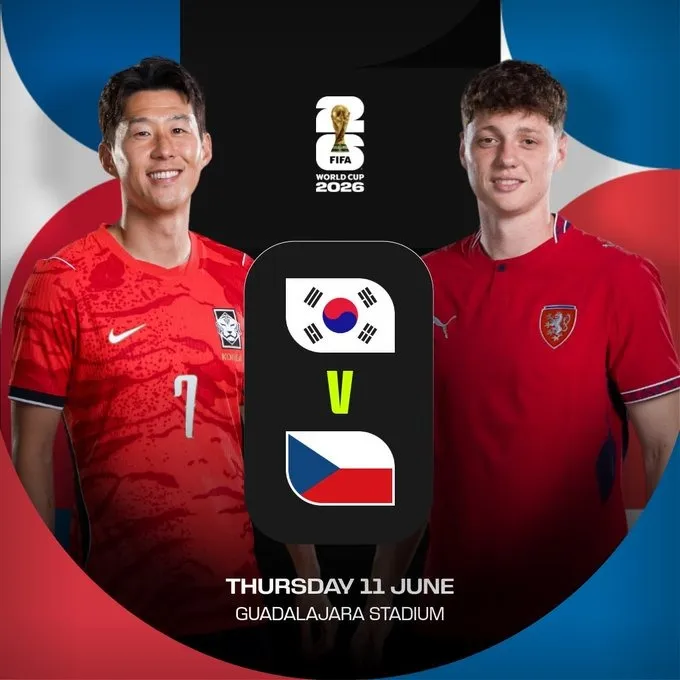 Conoce cómo puedes ver en vivo y en directo el partido entre Corea del Sur vs. Chequia por la fecha 1 dle Grupo A del Mundial 2026. (Foto: FIFA)