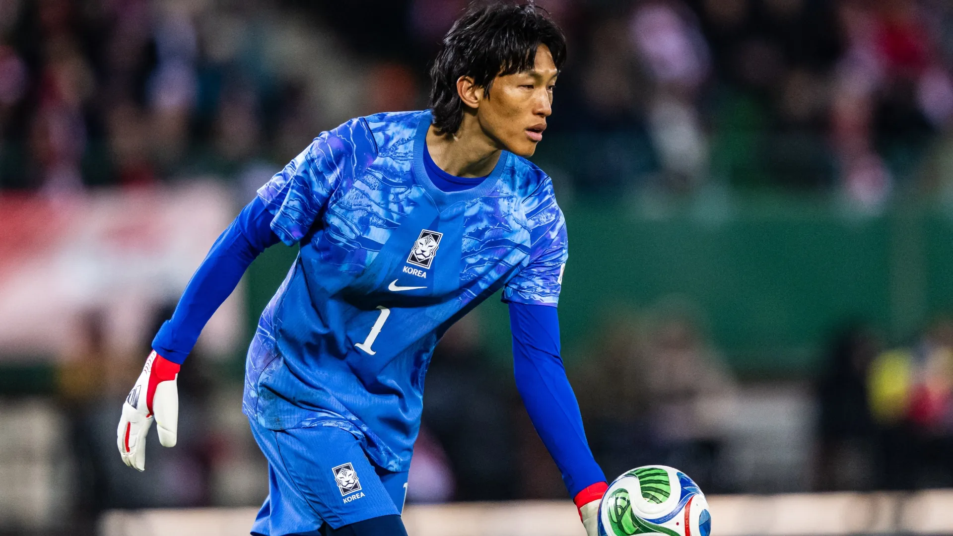 Kim Seung-gyu, en el amistoso entre Corea del Sur ante Austria (Getty Images).