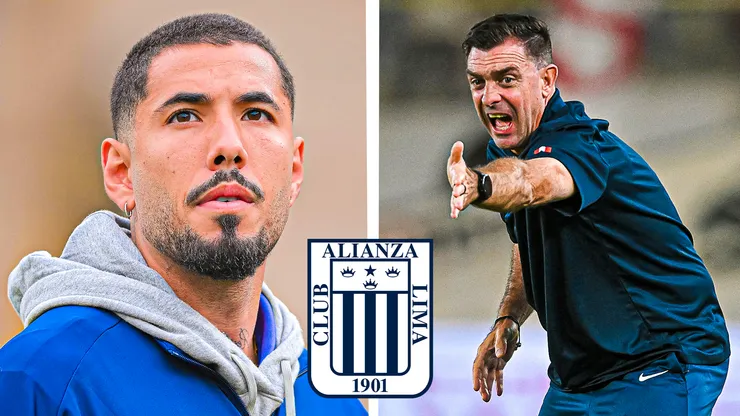 Sergio Peña y Pablo Guede en Alianza Lima.
