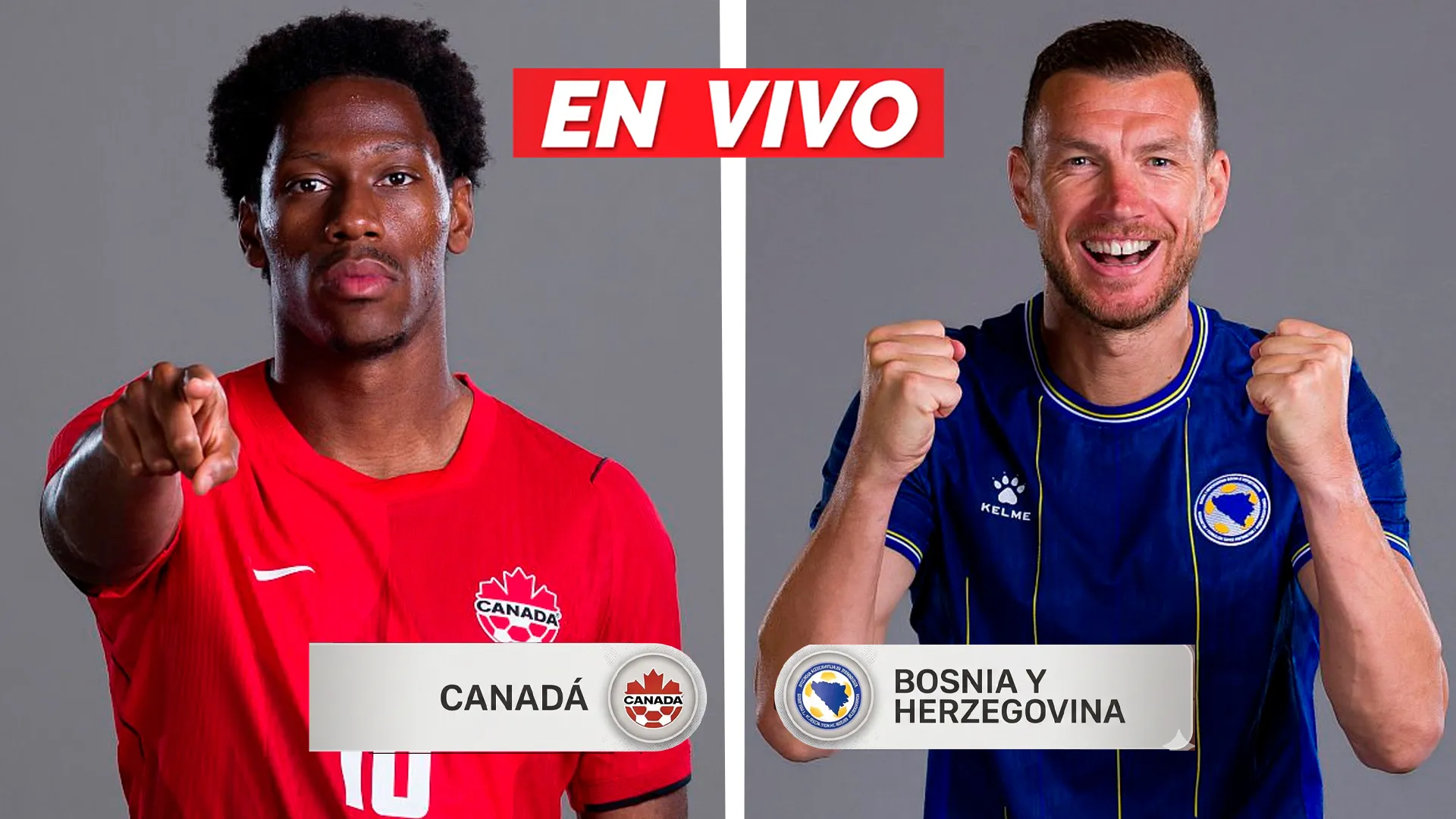 Canadá vs. Bosnia y Herzegovina: revisa los canales para ver el partido en vivo y online. (Foto: Producción Bolavip)