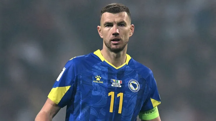 Edin Dzeko, figura de Bosnia y Herzegovina.