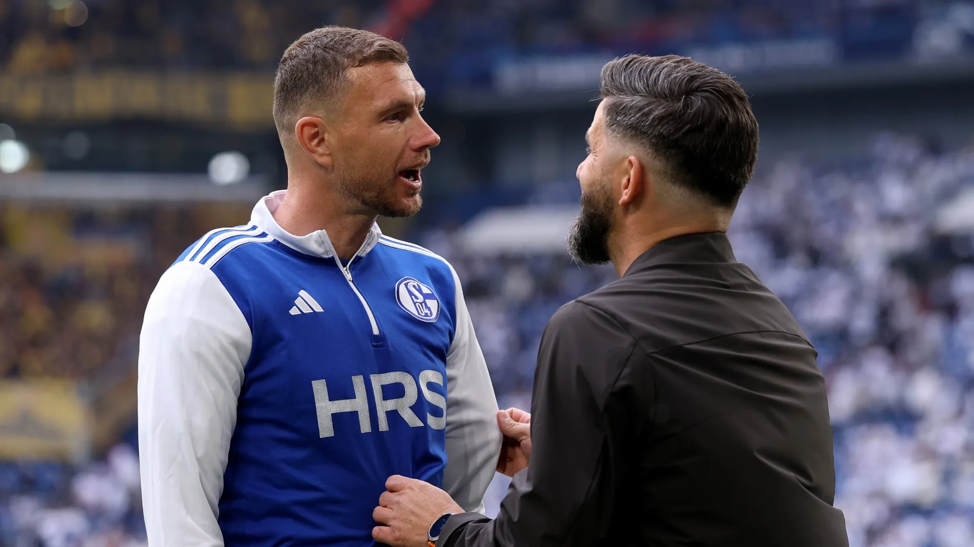 Edin Dzeko, figura de Schalke 04 (Getty Images).