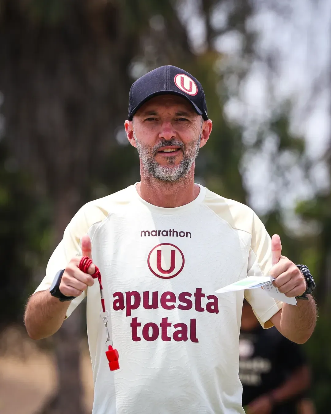 Javier Rabanal cuando era técnico de Universitario. (Foto: Liga 1)