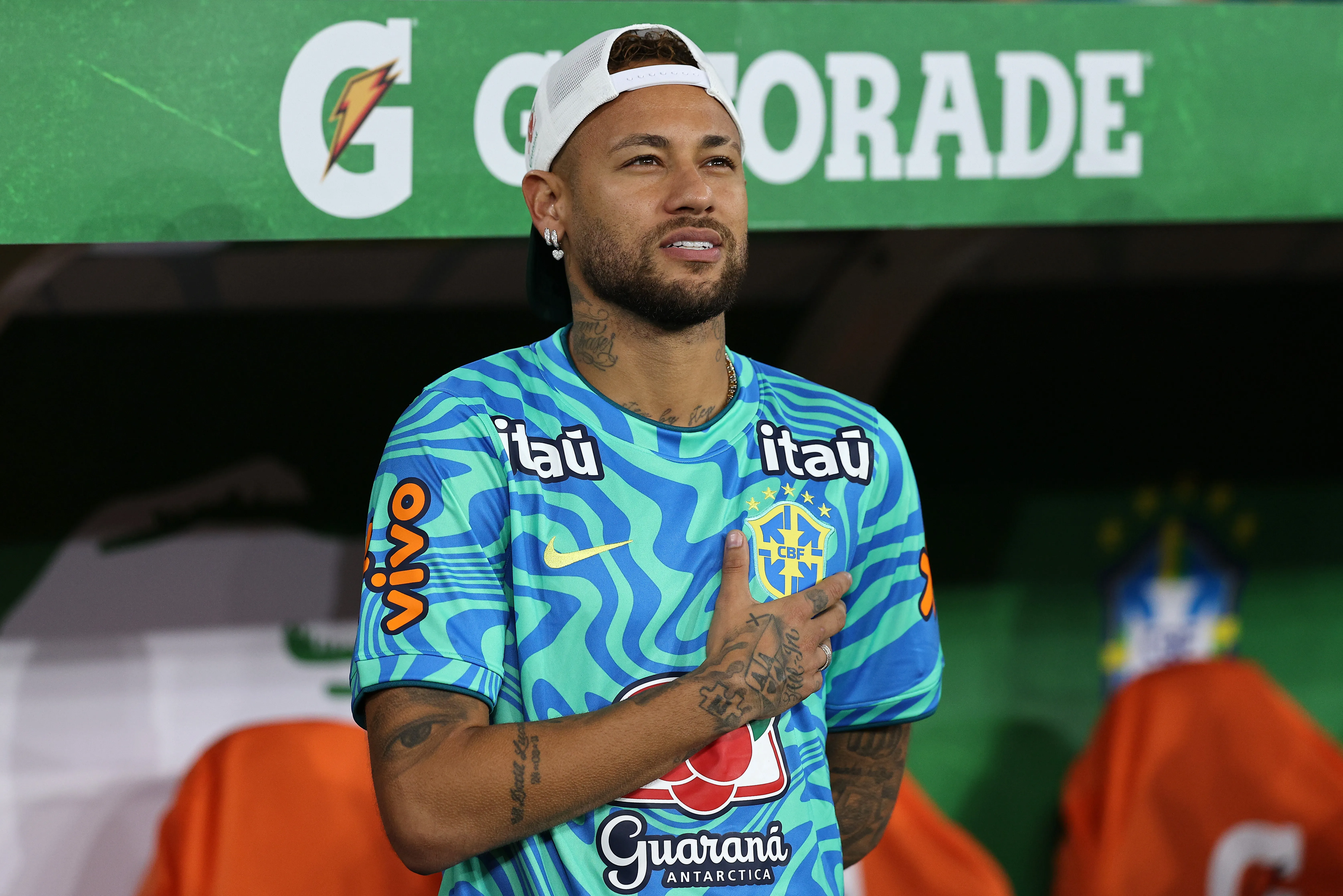 Neymar Júnior será suplente ante Marruecos (Foto: Getty).