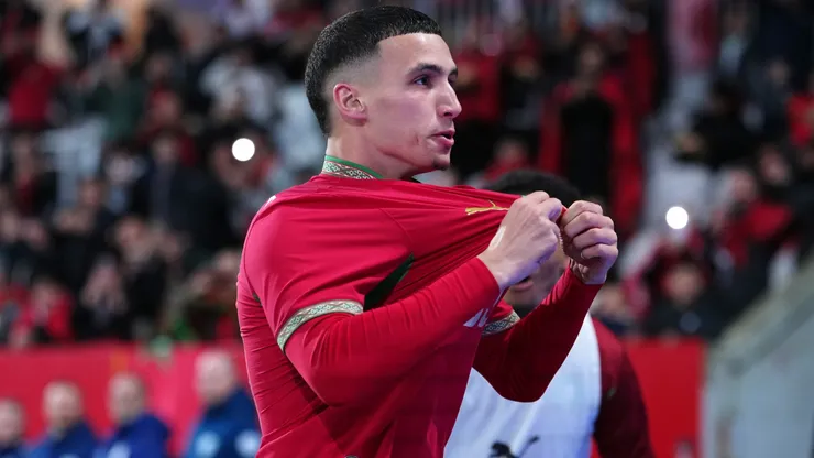Bilal El Khanouss, jugador ofensivo de Marruecos.