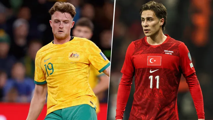 Harry Souttar y Kenan Yildiz, figuras de Australia y Turquía, respectivamente.