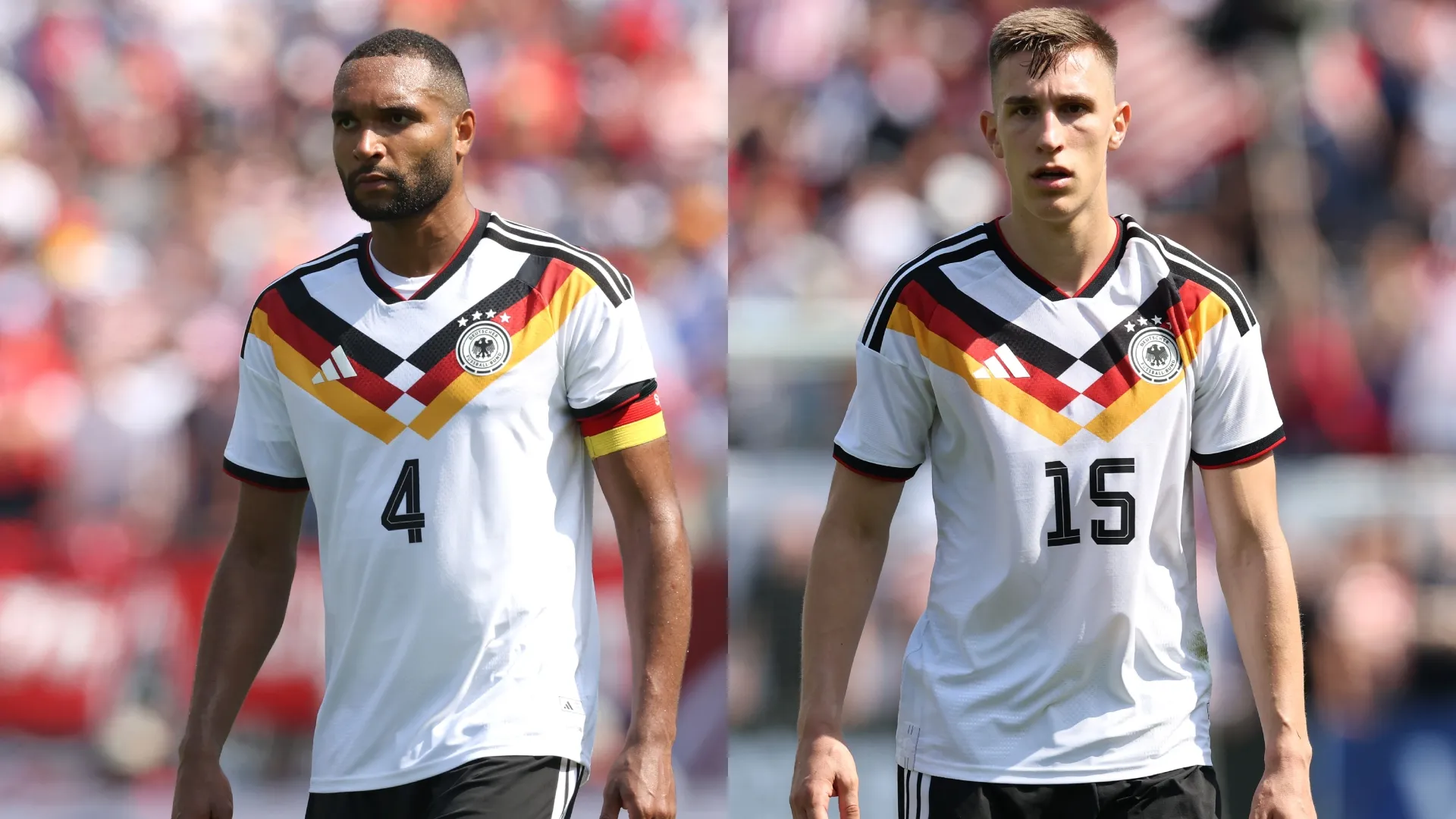 Jonathan Tah y Nico Schlotterbeck, la dupla central titular de Alemania (Getty Images).