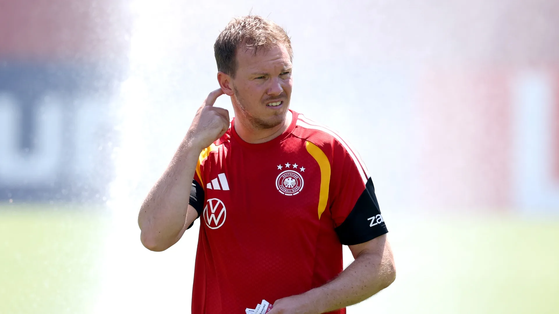 Julian Nagelsmann, con ropa de entrenamiento de la Selección de Alemania (Getty Images).