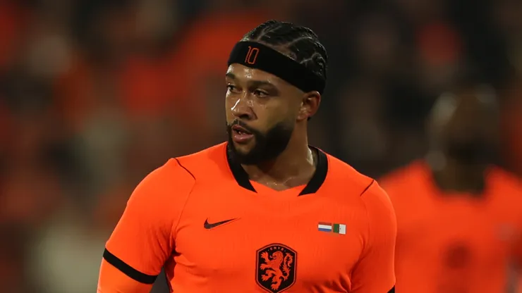 Memphis Depay, en uno de los partidos amistosos previos al Mundial 2026.