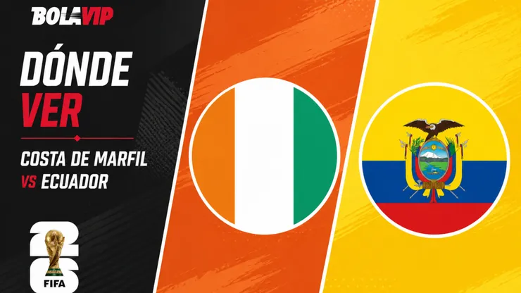 Dónde ver Costa de Marfil vs Ecuador